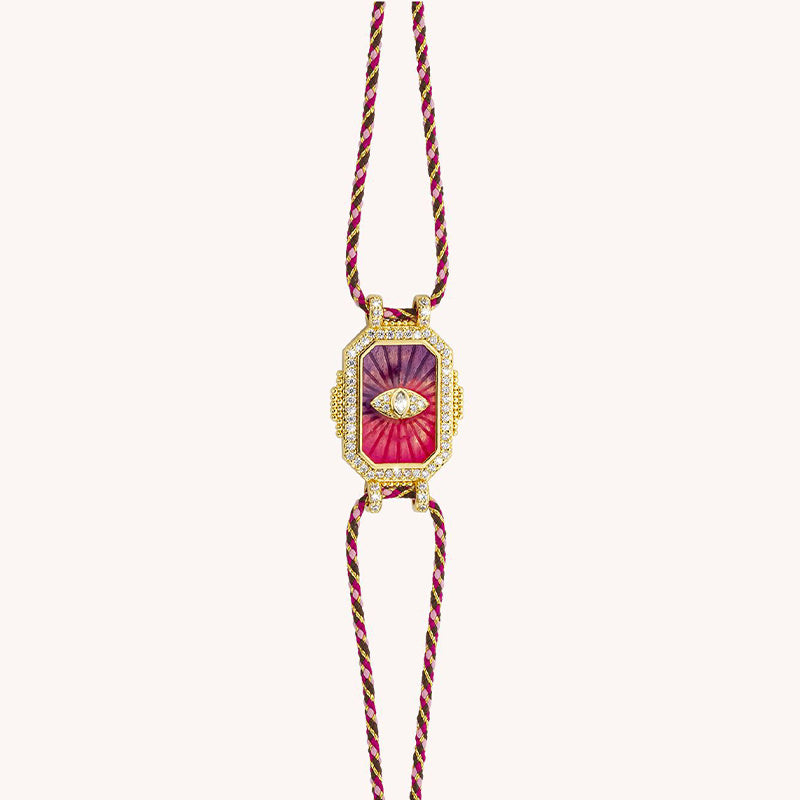 Mystic Tarot Pink Evil Eye Bracelet