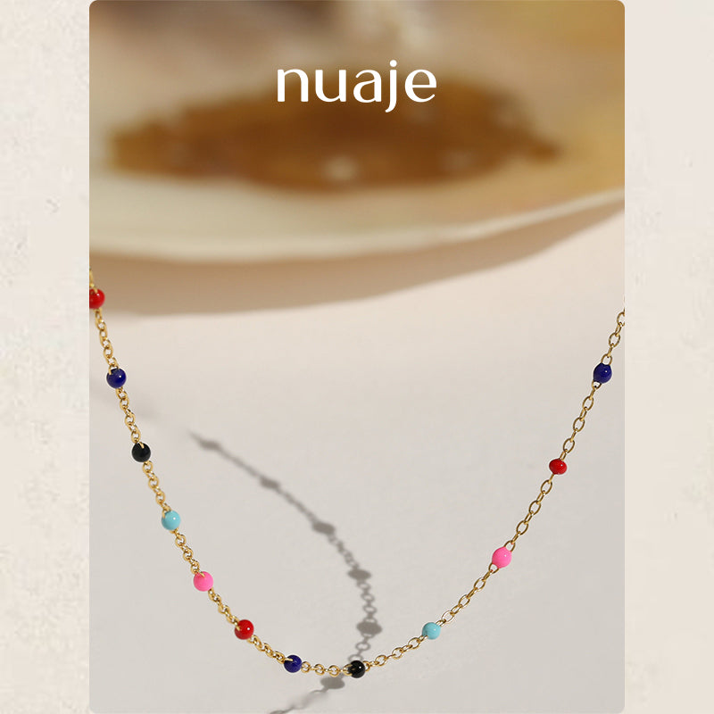 Nordic Romance Multicolored Bead Necklace