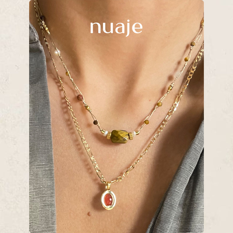 Louise Natural Stone Necklace