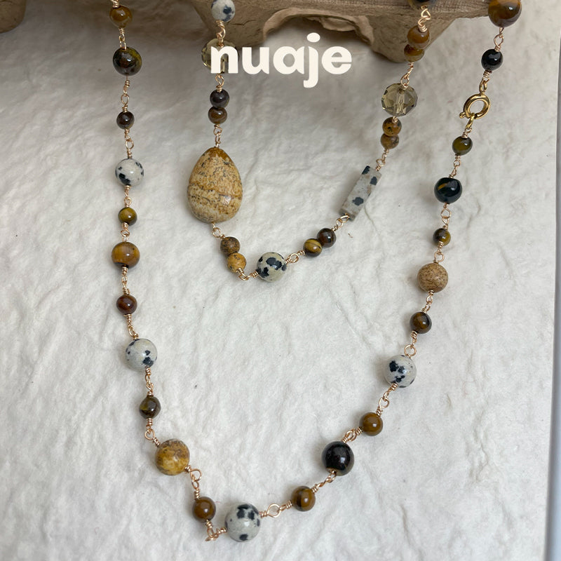 Lucie Natural Stone Necklace