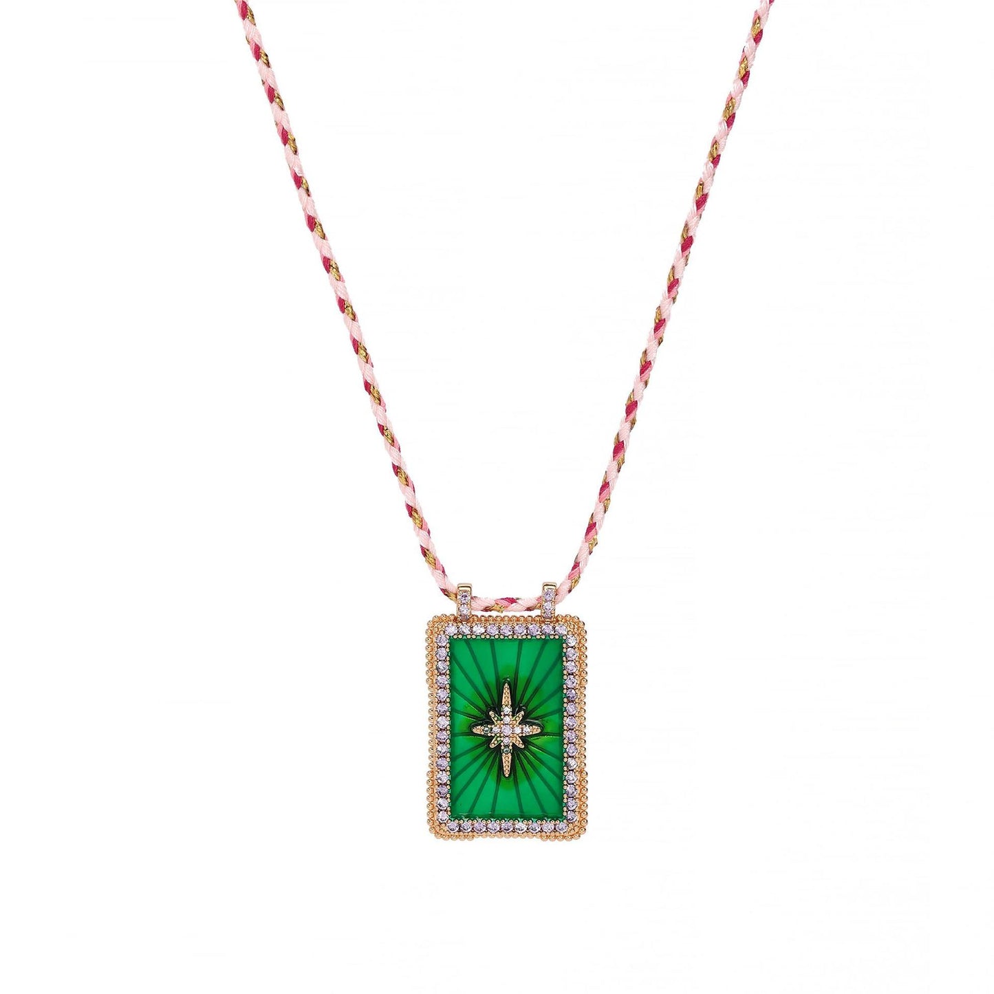 Mystic Tarot Green Star Necklace